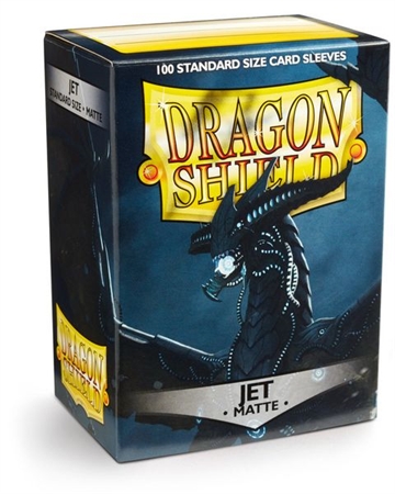 Dragon Shield - Matte Jet Sleeves - Standard Sleeves (100 stk) - Plastiklommer